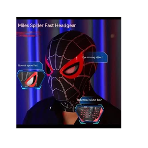 ماسک صورت مرد عنکبوتی فک دار مشکی Spider-Man Headgear_اسباب بازی